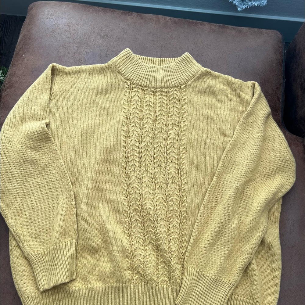 Yellow Knit Sweater